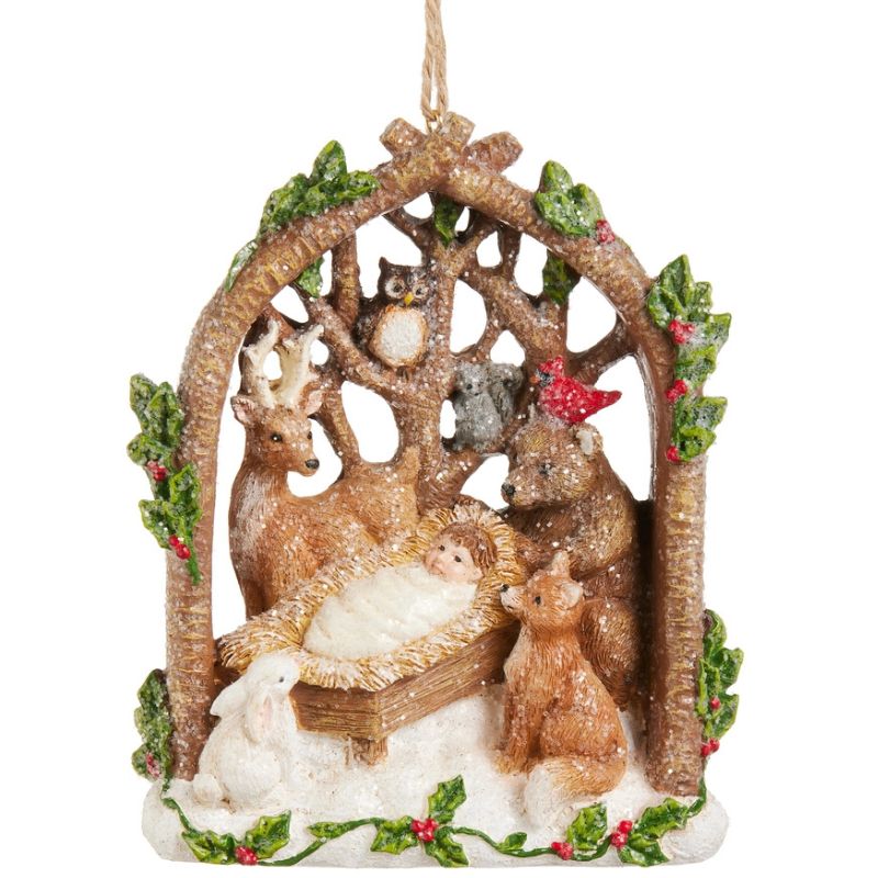 Woodland Nativity Ornament